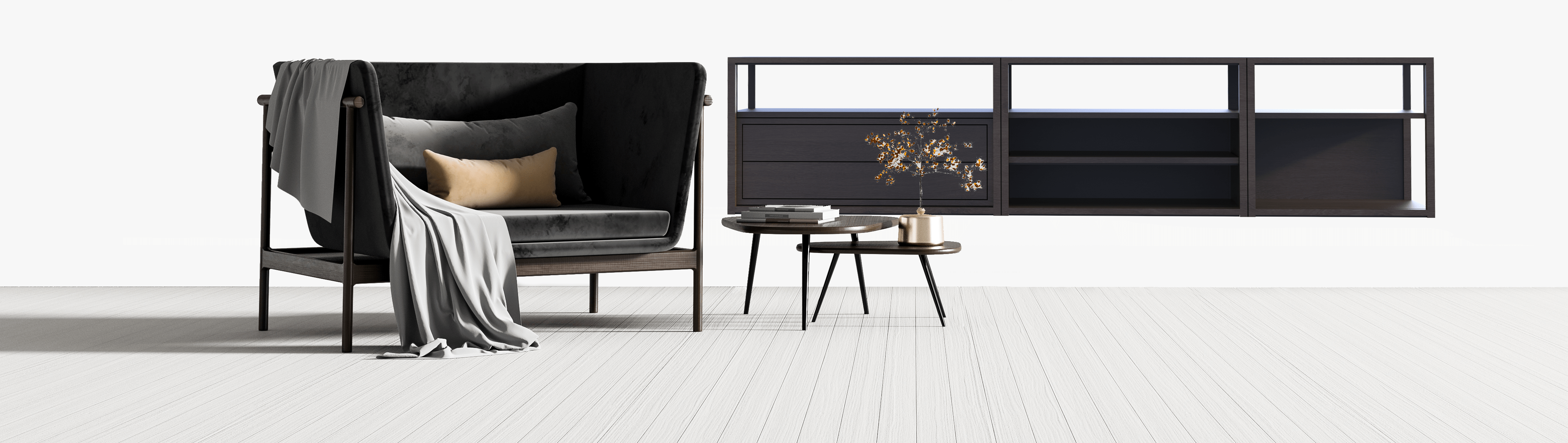 Rise (+) Quarter sawn rift oak charcoal-min